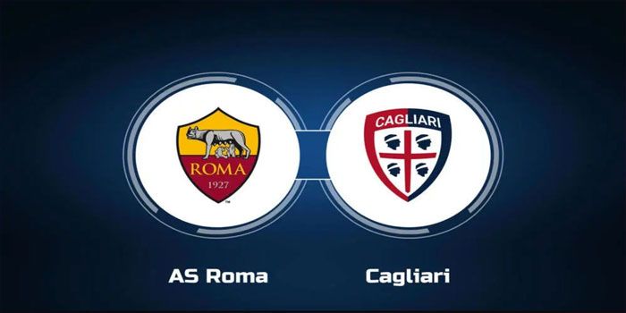 Liga Italia - Cagliari Calcio vs AS Roma 19 Agustus 2024